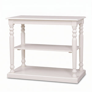Console Table - Fleurie - Solid Wood - 110 x 60 x 89 cm - White