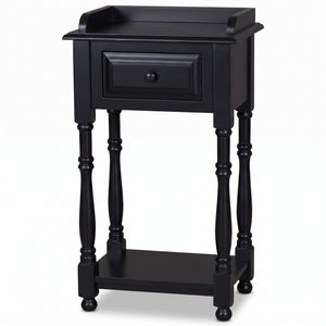 Console Table - Morgon - Solid Wood - 45 x 35 x 78 cm - Black