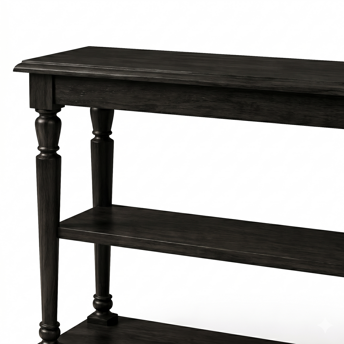 Consola Stefano - Roble Negro - 200 x 95 x 37 cm