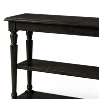 Wastafelonderkast Stefano - Zwart Eiken - 200x95x37cm