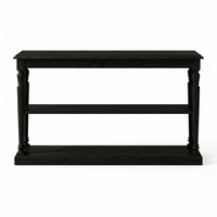 Wastafelonderkast Stefano - Zwart Eiken - 200x95x37cm