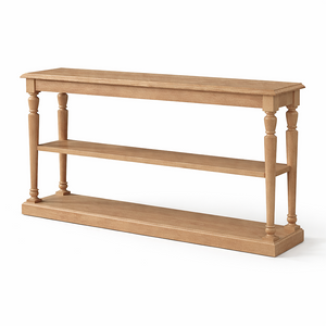 Console Table Stefano - Matt Solid Oak - 200×95×37 cm