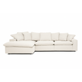 Ecksofa Linoa - Creme Beige - 323×180x83 cm