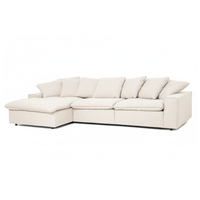 Corner Sofa Linoa - Cream Beige - 323×180x83 cm - Eckansicht | Marcottestyle