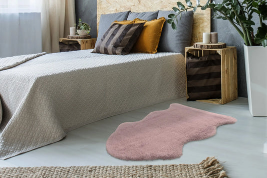 Organic Rug - Halland Powder Pink