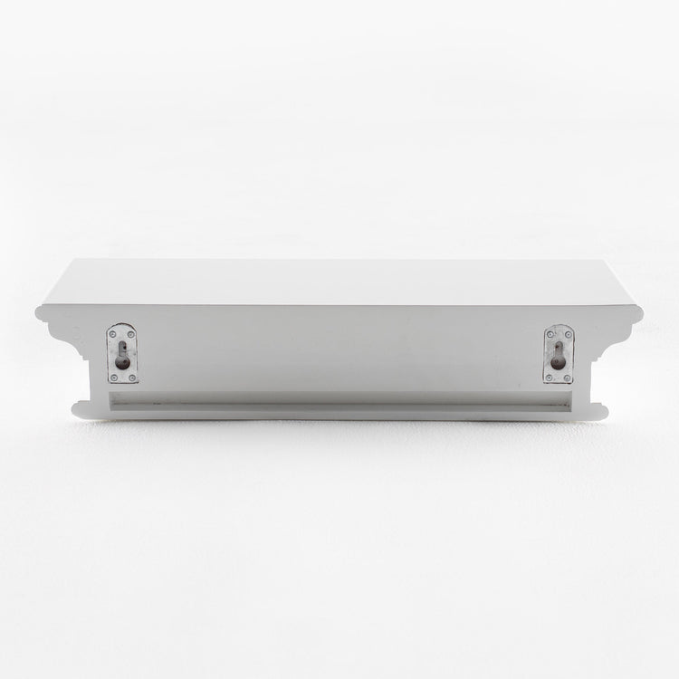 Halifax Floating Wall Shelf 60cm - White - Lifestyle View | Marcottestyle