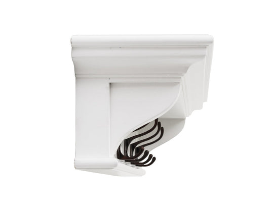 Halifax 4 Hook Coat Rack 70cm - Weiß - Lifestyle-Aufnahme | Marcottestyle