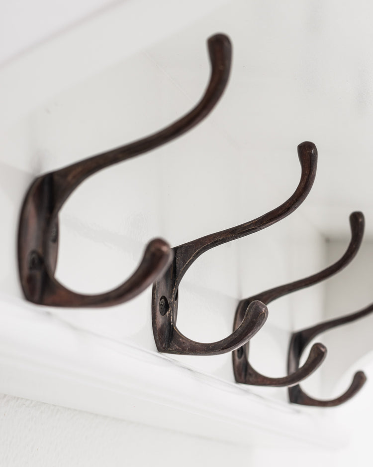 Halifax 6 Hook Coat Rack 100cm - Wit - Lifestyle-foto | Marcottestyle