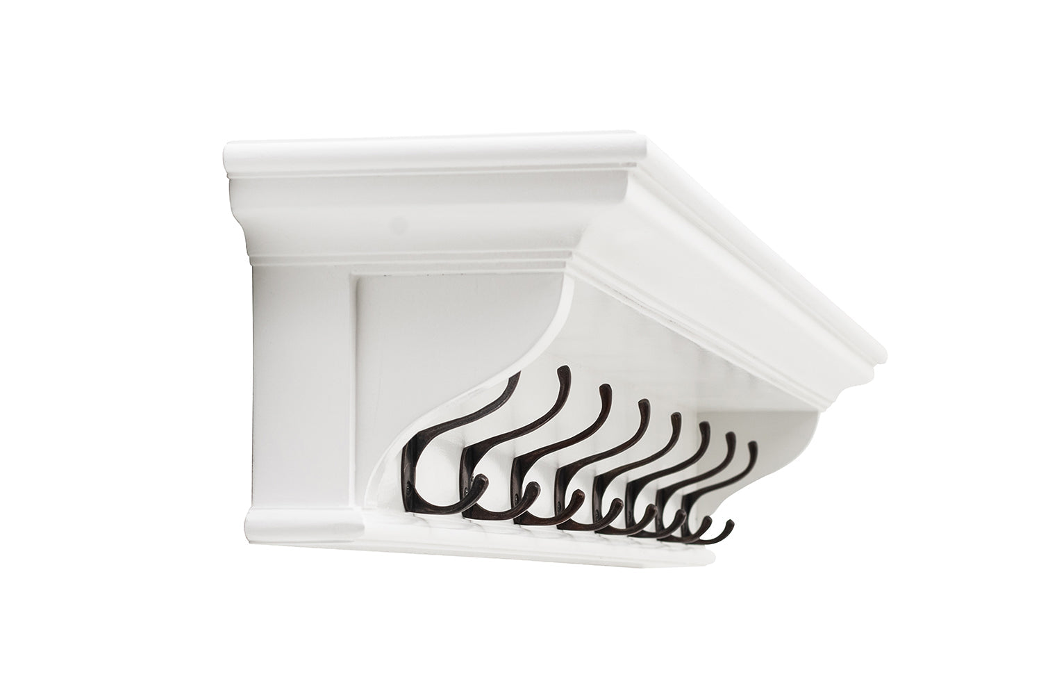 Halifax 8 Hook Coat Rack 130cm - Blanc
