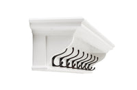 Halifax 8 Hook Coat Rack 130cm - Blanc