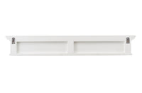 Halifax 8 Hook Coat Rack 130cm - Blanc