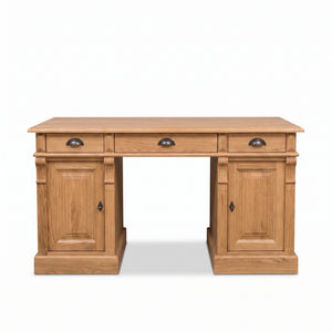 Schreibtisch - Auxerre - Massiveiche - 140 x 70 x 78 cm - Massive Eiche