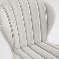 Dining Chair Butterfly - Sneak 01 Fabric & Black Swivel Base - 53 x 61 x 82 cm