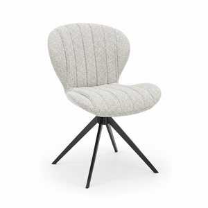 Dining Chair Butterfly - Sneak 01 Fabric & Black Swivel Base - 53 x 61 x 82 cm