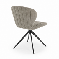 Dining Chair Butterfly - Sneak 10 Fabric & Black Swivel Base - 53 x 61 x 82 cm