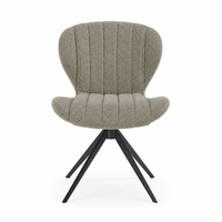 Dining Chair Butterfly - Sneak 10 Fabric & Black Swivel Base - 53 x 61 x 82 cm