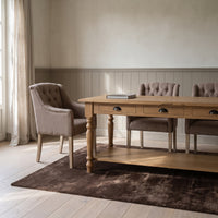 Dining Table Chablis in oak, in an interior, 160 x 90 x 78 cm