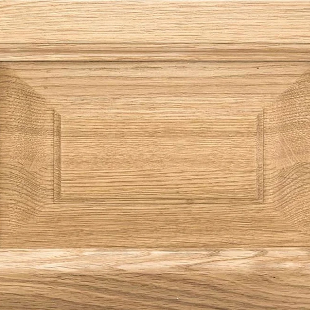Material sample of the oak finish of the Dining Table Chablis