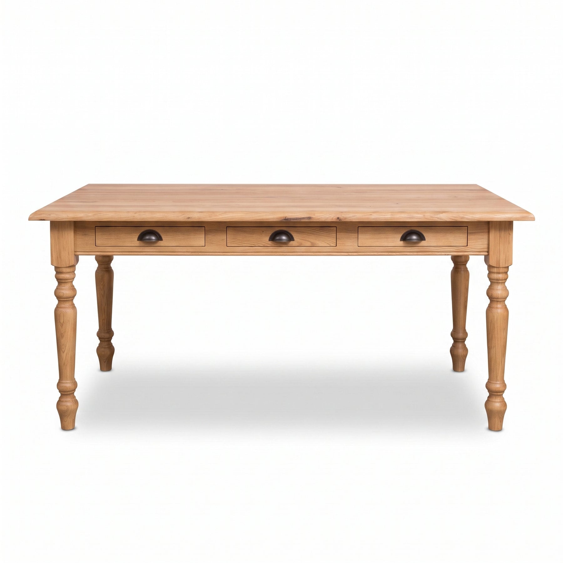 Dining Table Chablis in oak, front view, 210 x 90 x 78 cm