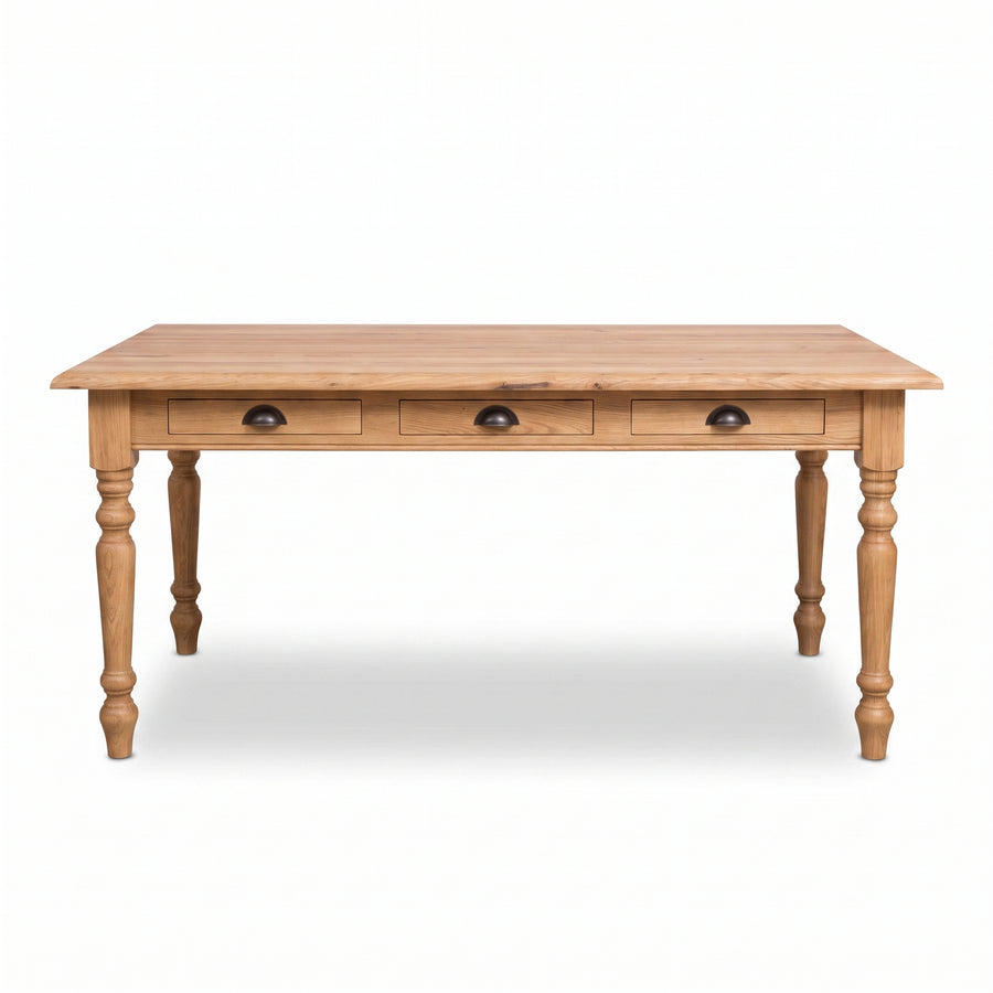 Dining Table Chablis in oak, front view, 210 x 90 x 78 cm