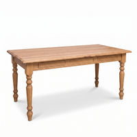 Dining Table Chablis in oak, three-quarter view from the front left, 210 x 90 x 78 cm
