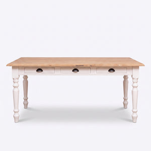 Table à manger - Chambolle - Chêne Massif - 210 x 90 x 78 cm - Chêne