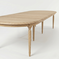 Esstisch Orlan - Ausziehbar - Massiv Eiche - 170 to 370 x 130 x 77 cm