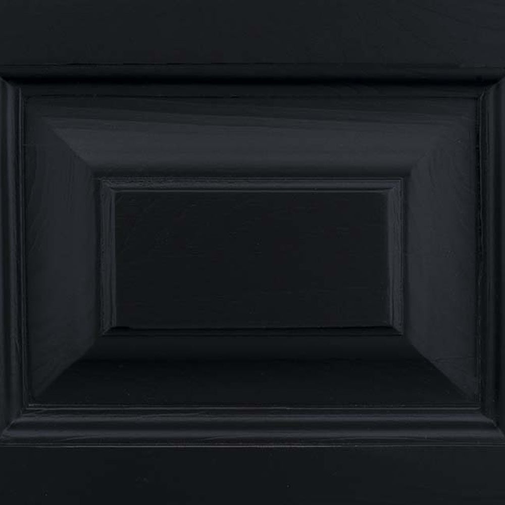 Material sample of the black finish of the Dining Table Pommard