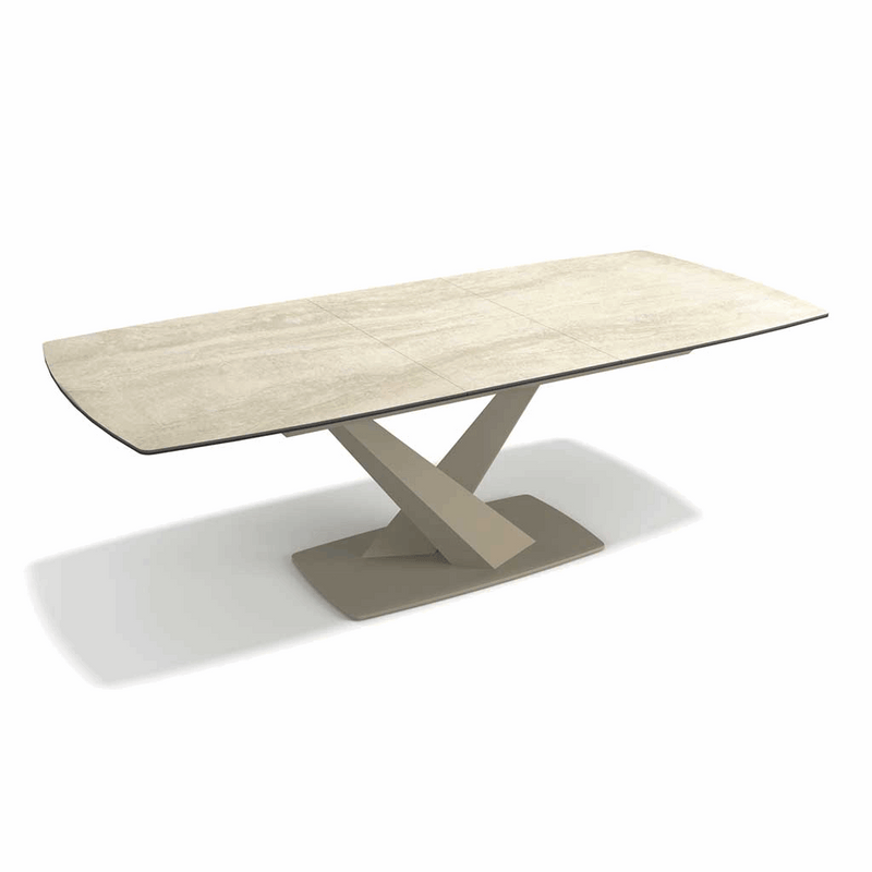 Dining Table Triumph - Ceramic Travertine 180cm | Extendable 230cm