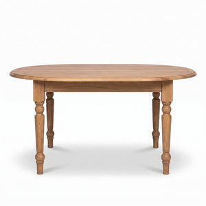 Dining Table - Volnay - Solid Oak - 160 x 120 x 78 cm - Solid Oak