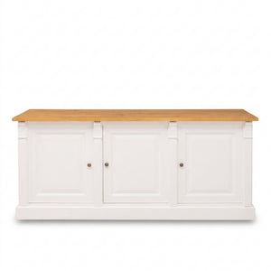 Vitrine - Colmar - Massive Eiche - 179 x 51 x 78 cm - Massive Eiche