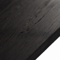 Vitrine Fiera - Schwarz Brushed Eiche - 161 × 45 × 207 cm