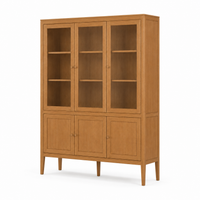 Vitrine Fiera - Cinnamon Eiche - 161 × 45 × 207 cm