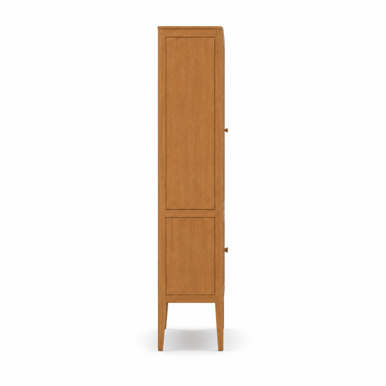 Vitrina Fiera - Roble Canela - 161 x 45 x 207 cm