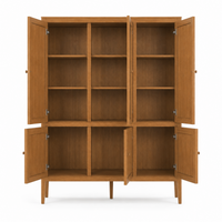 Vitrine Fiera - Cinnamon Eiche - 161 × 45 × 207 cm