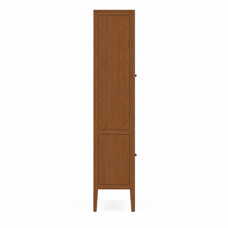 Vitrina Fiera - Roble Nogal Claro - 161 x 45 x 207 cm