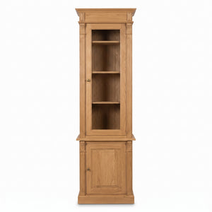 Vitrine - Vezelay - Massive Eiche - 73 x 51 x 228 cm - Massive Eiche