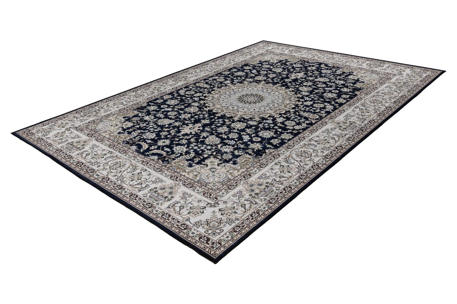 Low-Pile Rug - Jolanda Navy Blue
