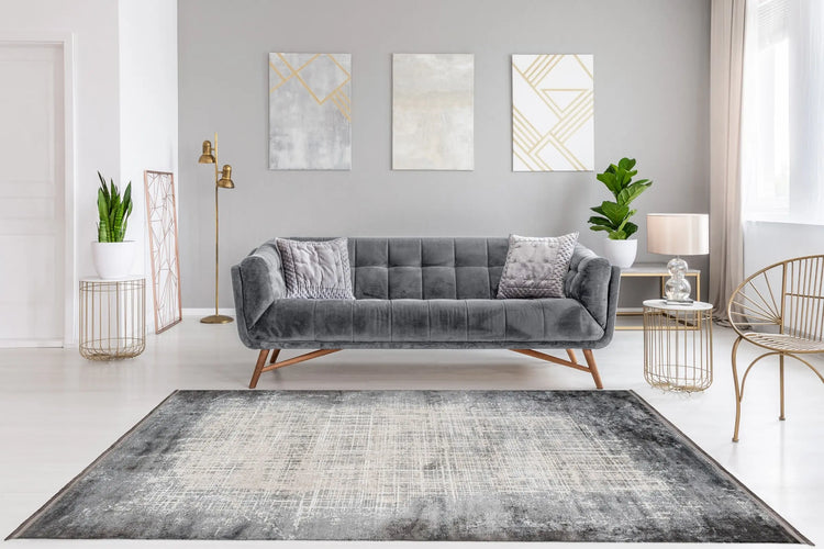 Low-Pile Rug - Kemer Silver