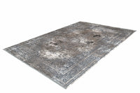 Low-Pile Rug - Kemer Silver Medallion