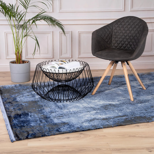 Low-Pile Rug - Kemer Blue