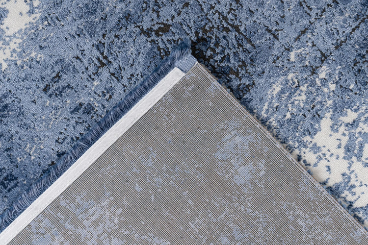 Low-Pile Rug - Kemer Blue