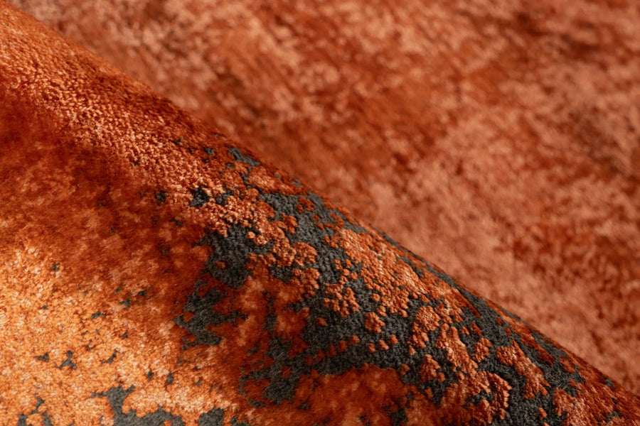 Laagpolig Vloerkleed - Kemer Terracotta