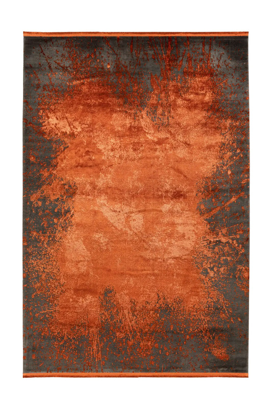 Laagpolig Vloerkleed - Kemer Terracotta