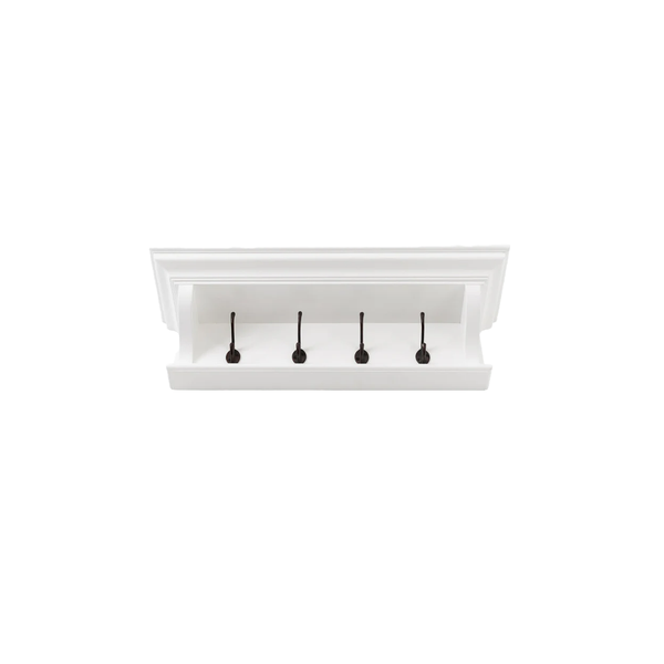 Halifax 4 Hook Coat Rack 70cm - Weiß | Marcottestyle