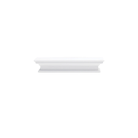 Halifax Flottant Mural Étagère 60cm - Blanc