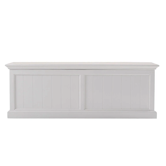 Halifax Medium Blanket and Storage Box - White | Marcottestyle