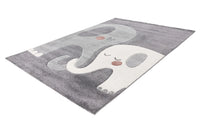 Children's Rug - Lavinia Silver Elephants