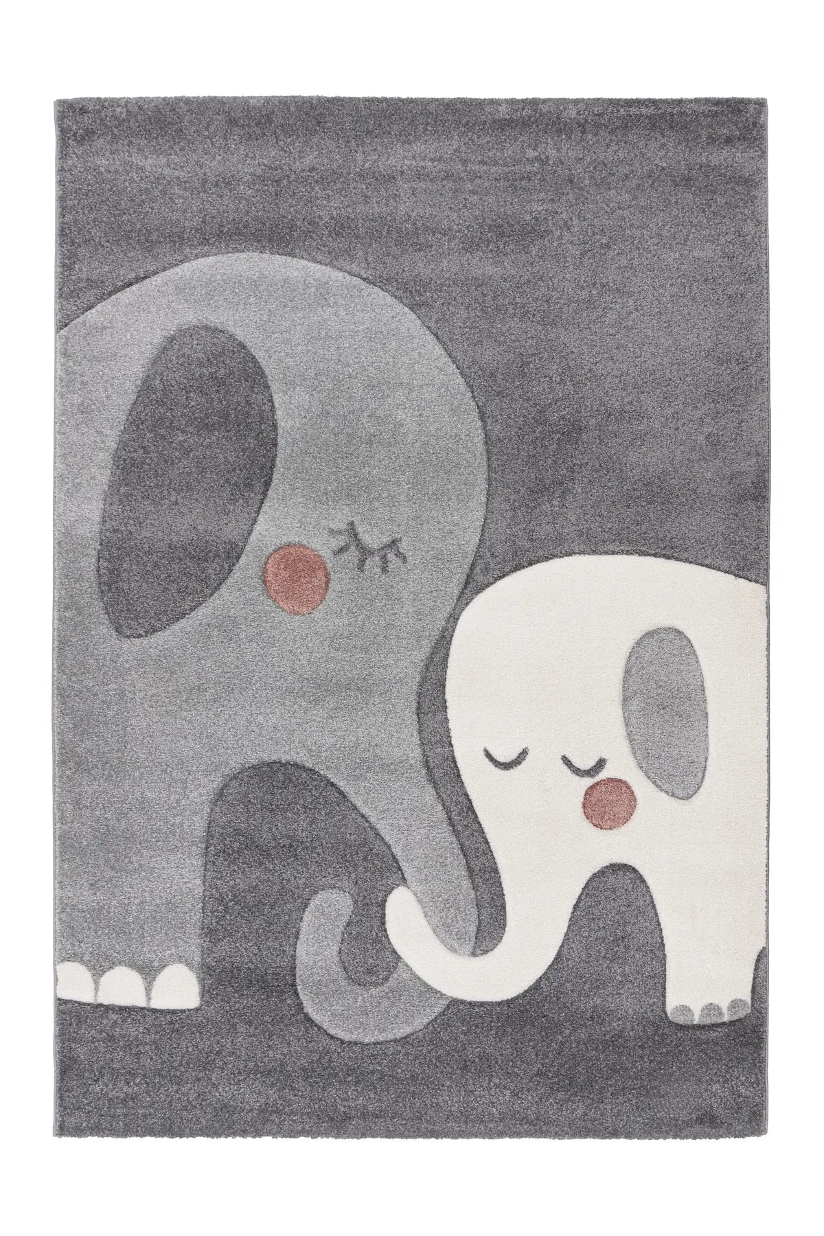 Children's Rug - Lavinia Silver Elephants