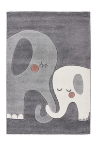 Children's Rug - Lavinia Silver Elephants